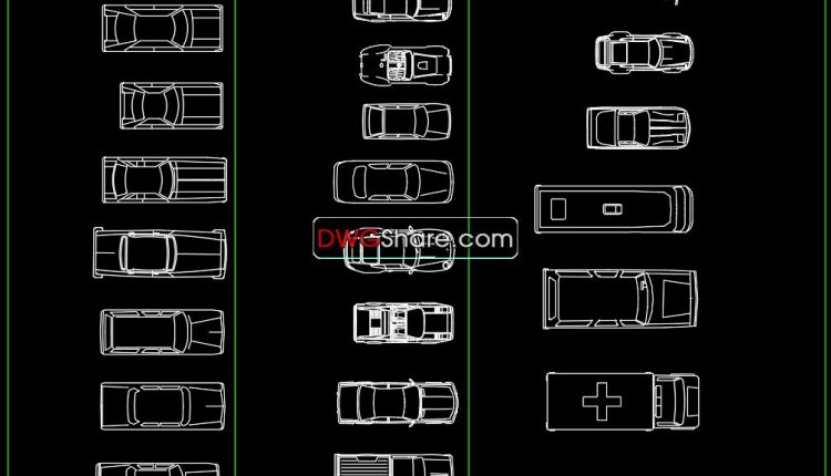 13.Transport AutoCAD blocks free download