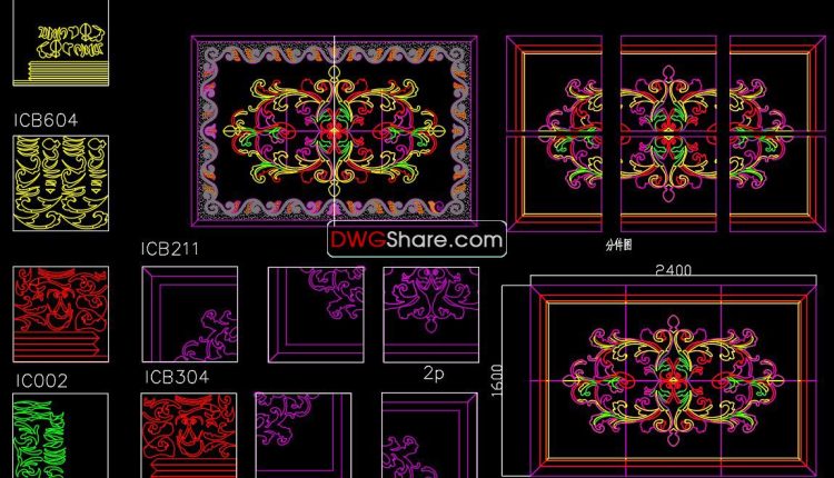 44.Paving Design CAD Blocks