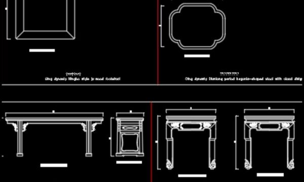 54.Free Chinese Furniture Blocks