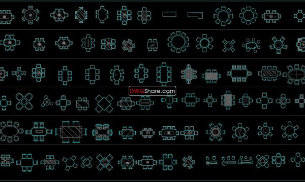 5 years ago
                

                
             10,51160.Dining Tables And Chairs in Plan Cad Blocks free download