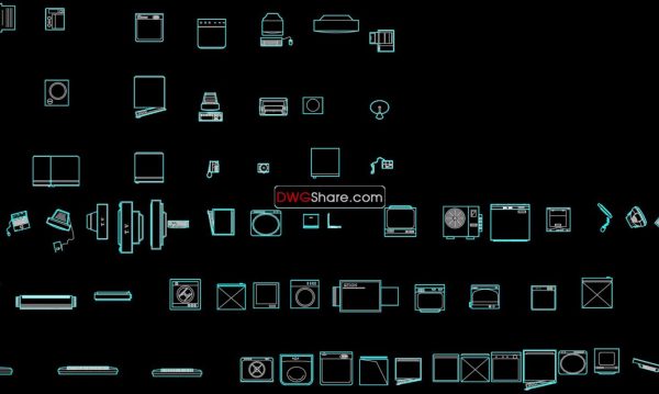 5 years ago
                

                
             3,78063.Computer, television, air conditioner, washing machine Cad Blocks