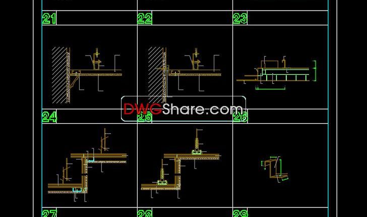 15.Free Autocad Ceiling Details