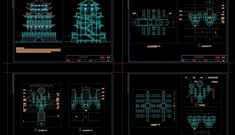 25.Autocad Mortise and tenon detail Blocks free download 2