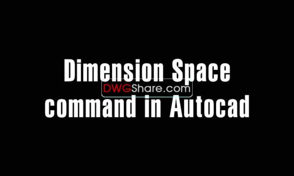 5 years ago
                

                
             755Dimension Space command in Autocad
