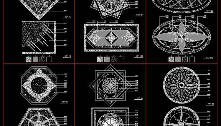 108. Paving Design CAD Blocks
