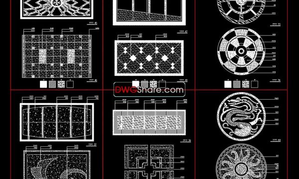 111. Paving Design CAD Blocks