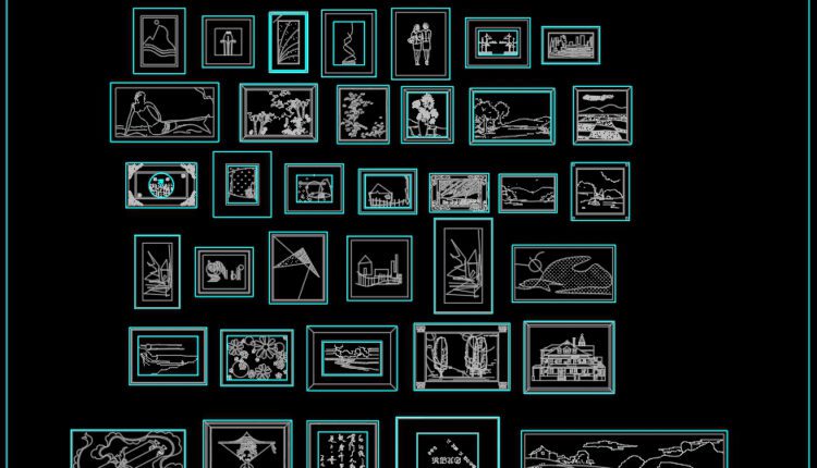 16.Painting free CAD drawings (1)