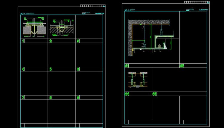 18.Free Autocad Ceiling Details