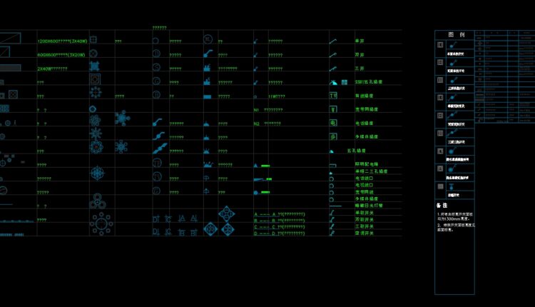 4.Electrical-symbols Cad Blocks free download
