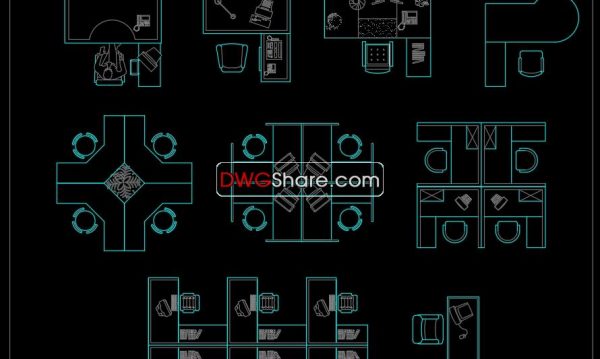 5 years ago
                

                
             3,7785.Office furniture plan view AutoCAD blocks free download