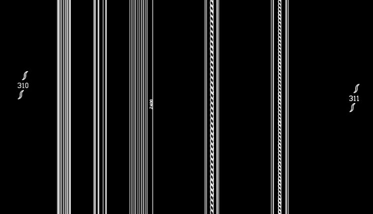 73.Neoclassical Style Decor CAD Design Elements