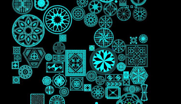 118. Paving Design CAD Blocks