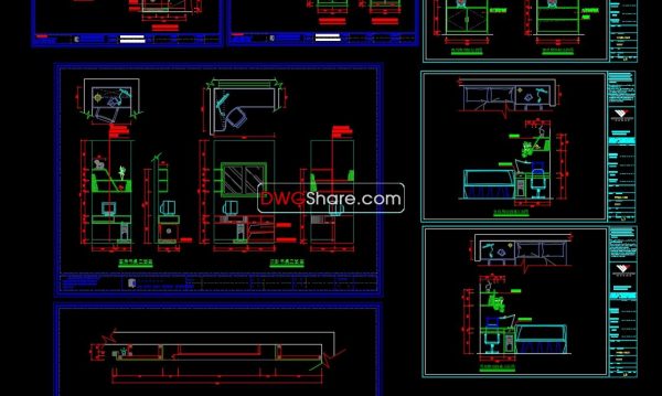 13.Wardrobe AutoCAD blocks free download