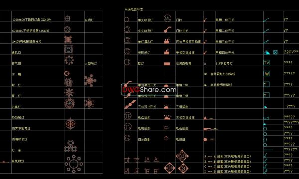 6.Electrical-symbols Cad Blocks free download