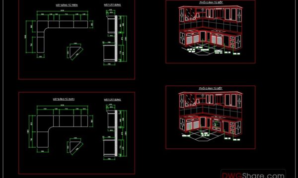 4 years ago
                

                
             89329.Traditional kitchen cupboard, kitchen cabinets autocad drawing