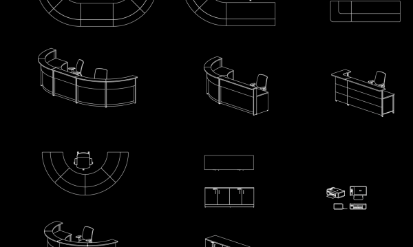 4 years ago
                

                
             15,60612.Reception Desk Operator Desk CAD Blocks