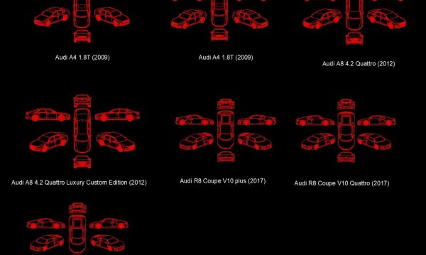 17.Audi AutoCAD blocks free download
