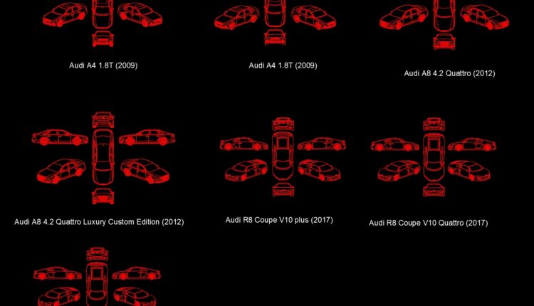 17.Audi AutoCAD blocks free download