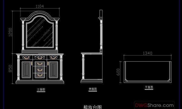 18.Classic Furniture CAD Blocks free download