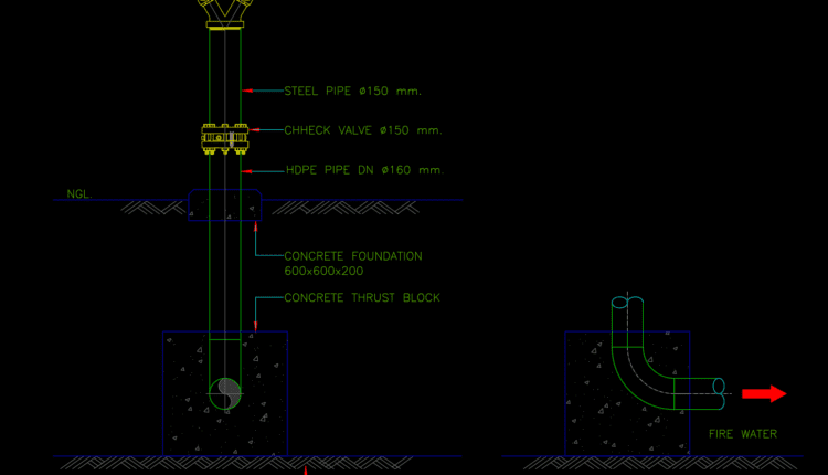 25.Angle hose valve Cad Blocks