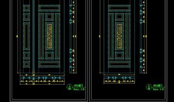 6.Classic railing AutoCAD file free download