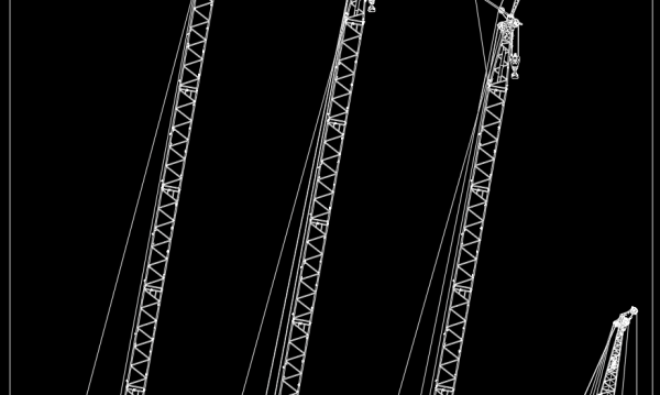 26.Moblie Crane AutoCAD blocks free download
