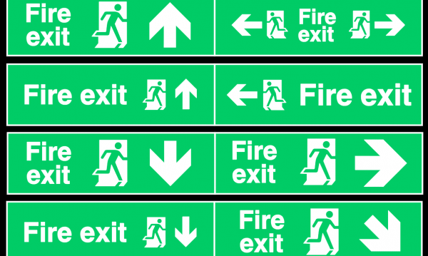 28.Exit Sign Cad Blocks Free Download