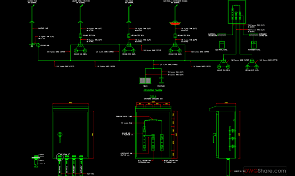 28.Ground Equalizing AutoCAD Blocks
