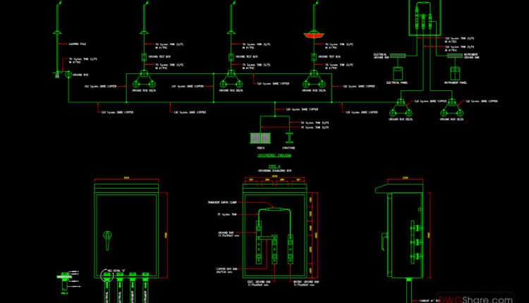 28.Ground Equalizing AutoCAD Blocks