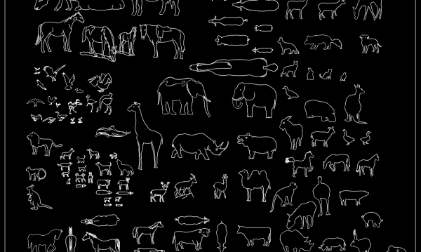 3.Animals AutoCAD Blocks Free Download