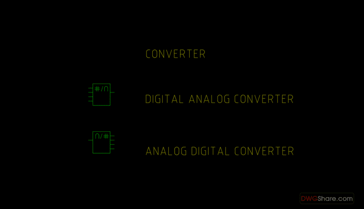36.Meter Symbol, Converter, Capacitors AutoCAD Blocks (3)