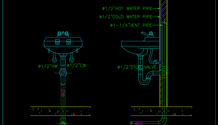 39.Lavatory Cad Details Blocks free download