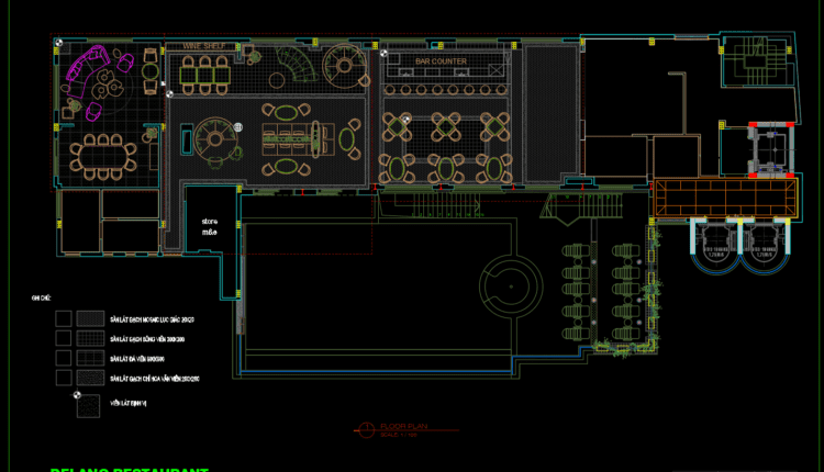 42.Peridot Restaurant Plan Cad Details Blocks free download (4)
