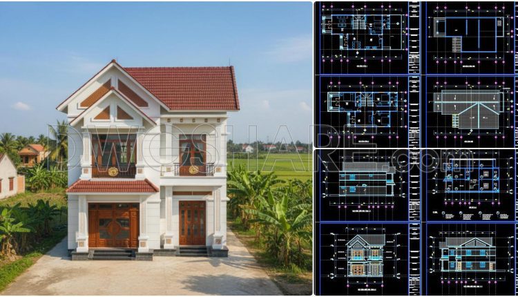 43. Modern Villa Autocad Dwg Drawings Free Download