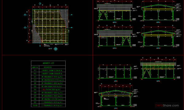 4 years ago
                

                
             10,9726.Shelter Steel Structure Autocad Drawing Free Download