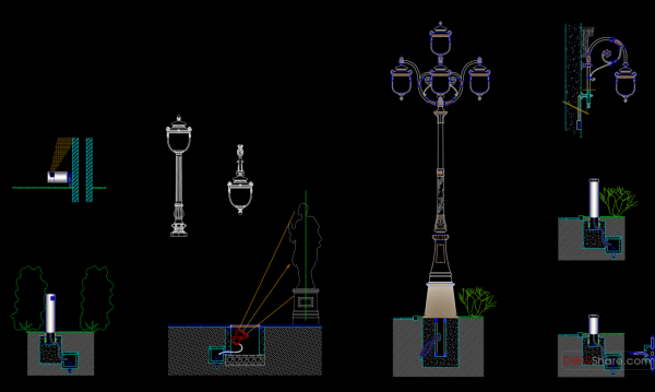 4 years ago
                

                
             1,5148.Urban Lighting Design CAD Blocks