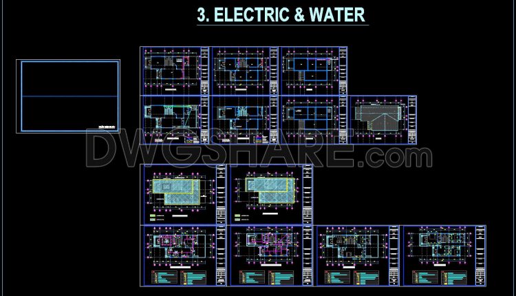 901. Download Complete Cad Drawings Of A 2-storey House (9.2m X 20.9m) – Full Architecture, Structure & Mep (4)