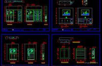 17.Storage Cabinet CAD Blocks