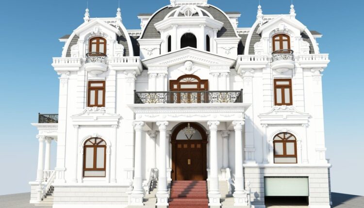 Classic Villa 2d AutoCAD Full File Free Download-pc