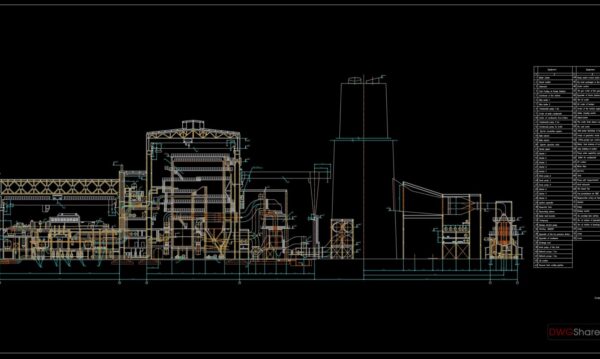 4 years ago
                

                
             2,3121.Thermal Power Station Elevation Plan CAD