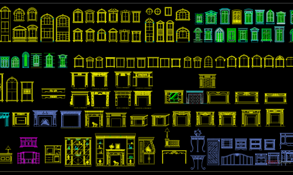 4 years ago
                

                
             2,298101.Neoclassical Style Decor CAD Design Elements