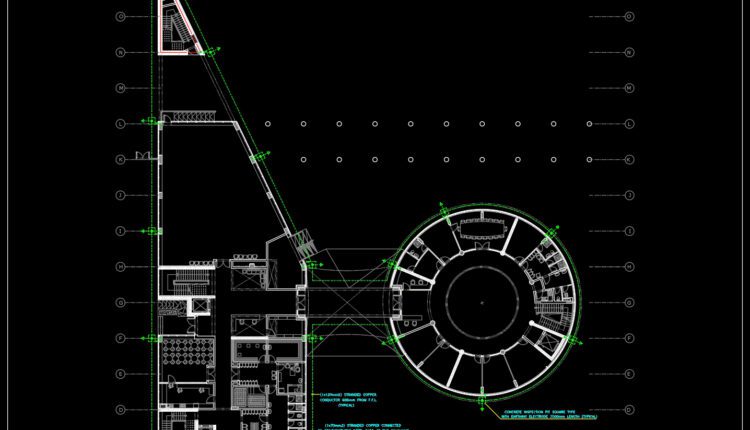 11.Earthing and Lightning Layout Plan CAD (1)