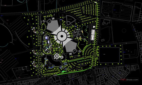 16.Market Crossing Shopping Complex Layout Plan CAD
