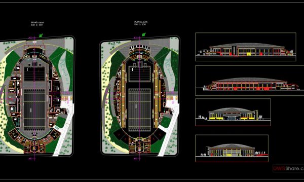 22.Swimming Pool Layout and Elevation Details CAD