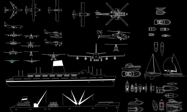 4 years ago
                

                
             1,96828.Airplanes Ships and Boats CAD Blocks