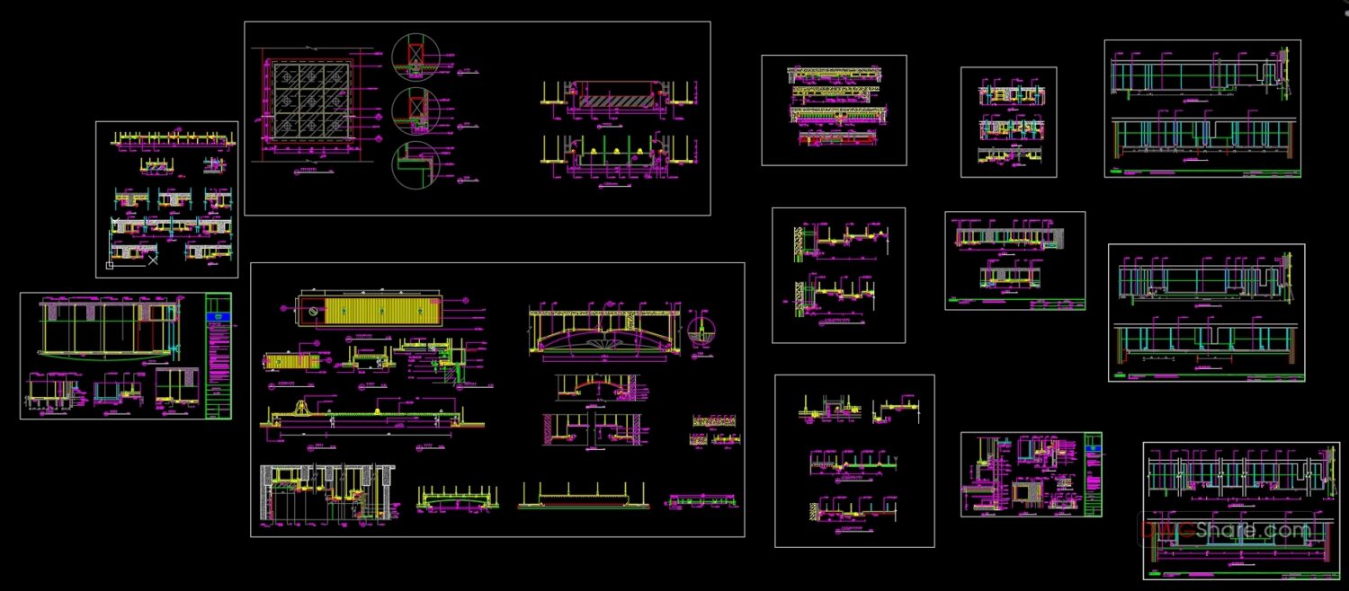 36.Free Autocad Ceiling Detail