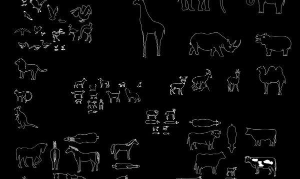 4.Animals AutoCAD Blocks Free Download