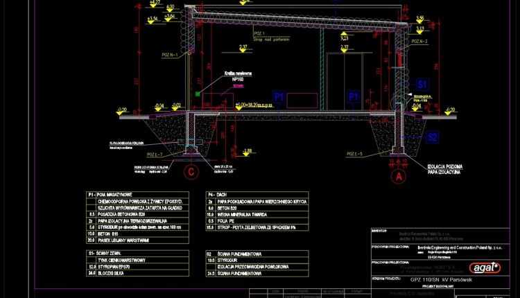 4.High Voltage Substation Building Architecture Design CAD