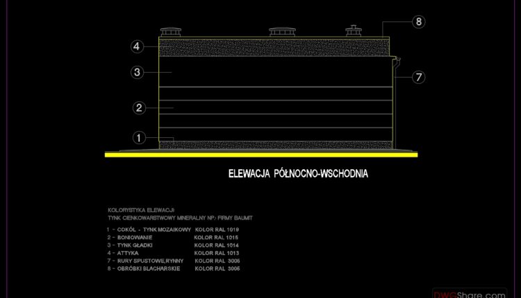4.High Voltage Substation Building Architecture Design CAD