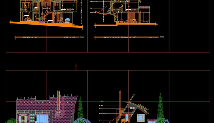 65.House Plan Design AutoCAD File Free download